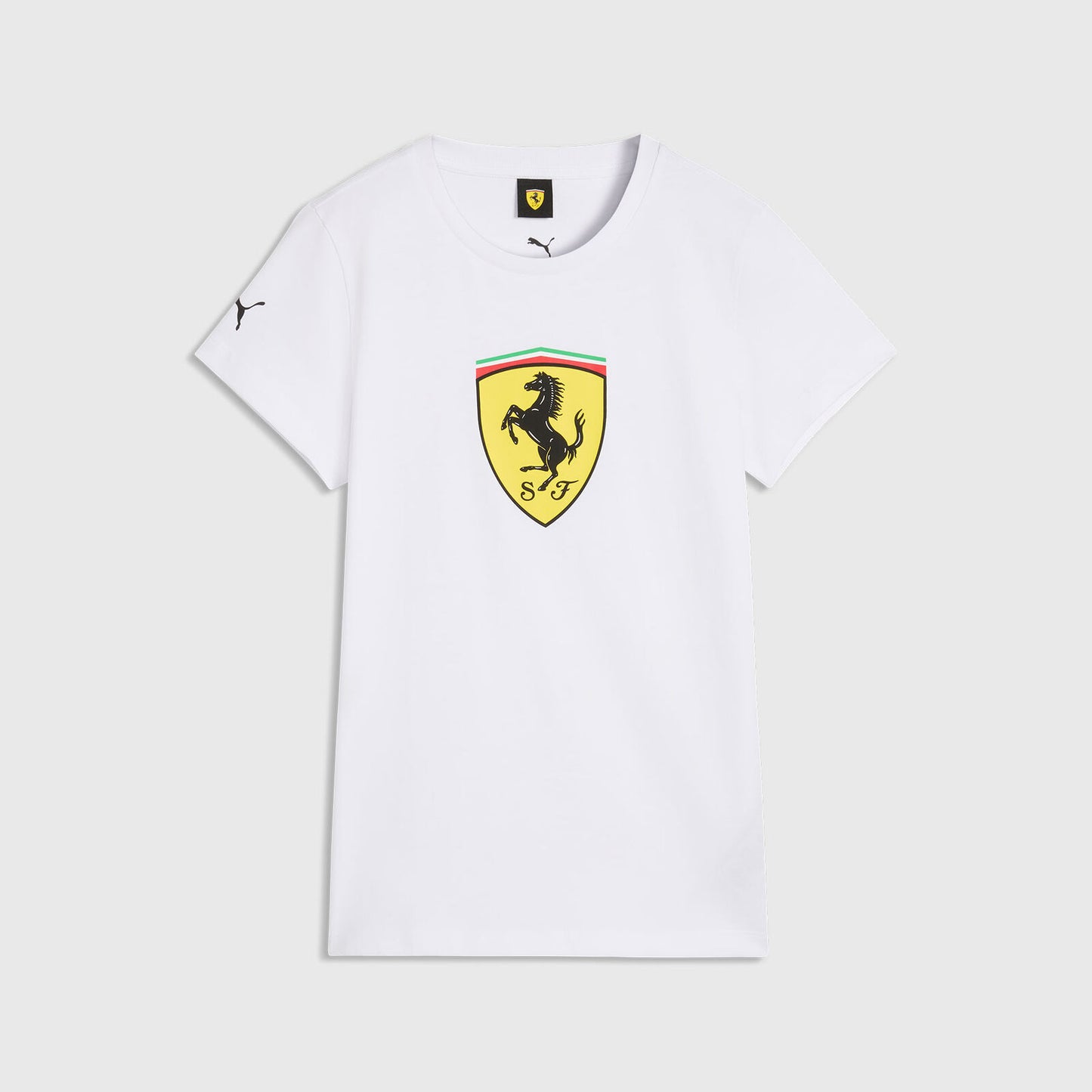 SF FW WN LARGE SHIELD TEE - Puma White