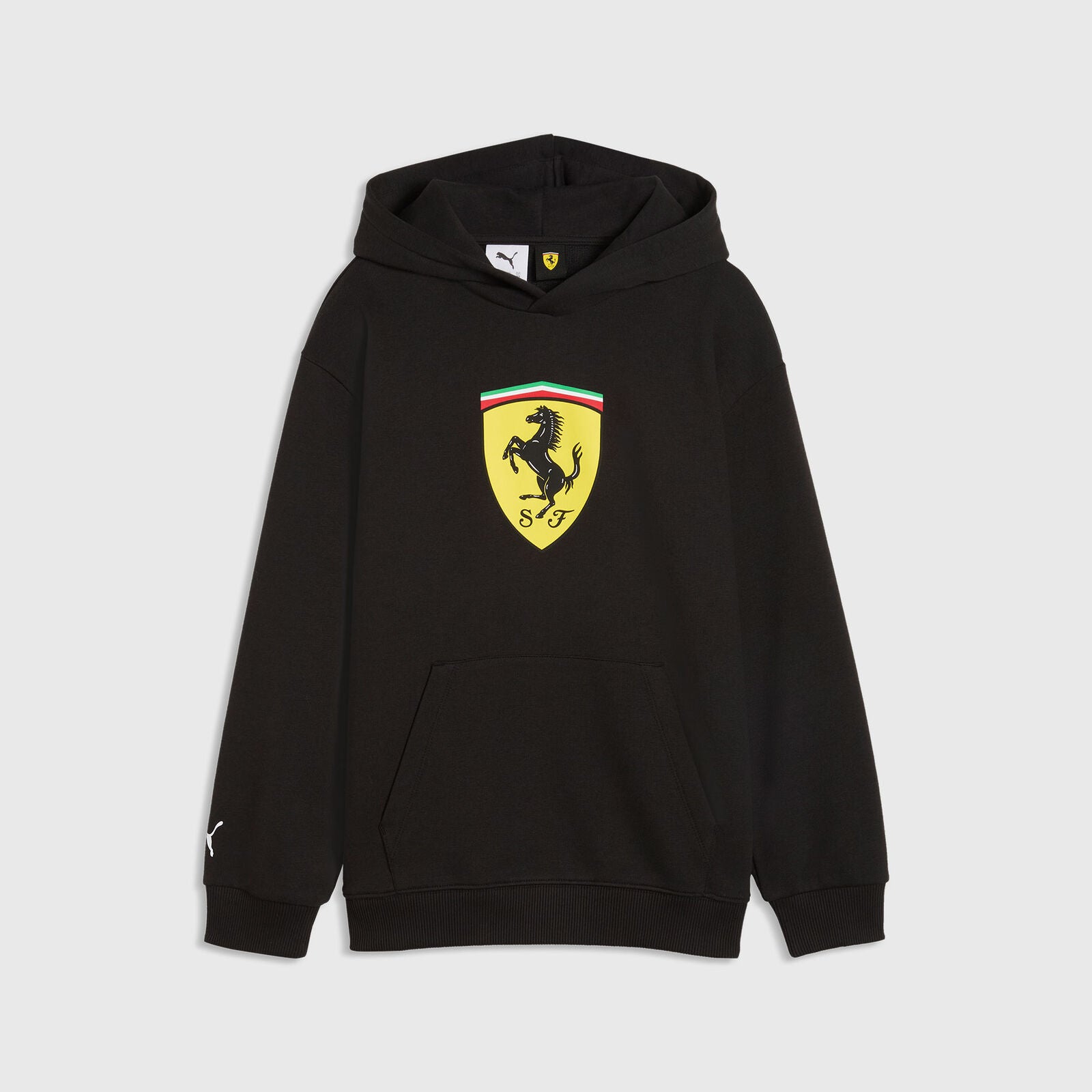 SF FW KIDS LARGE SHIELD HOODIE - Puma Black
