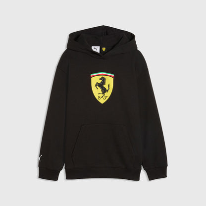 SF FW KIDS LARGE SHIELD HOODIE - Puma Black