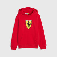 SF FW KIDS LARGE SHIELD HOODIE - Rosso Corsa