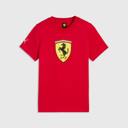 SF FW K LARGE SHIELD TEE - Rosso Corsa