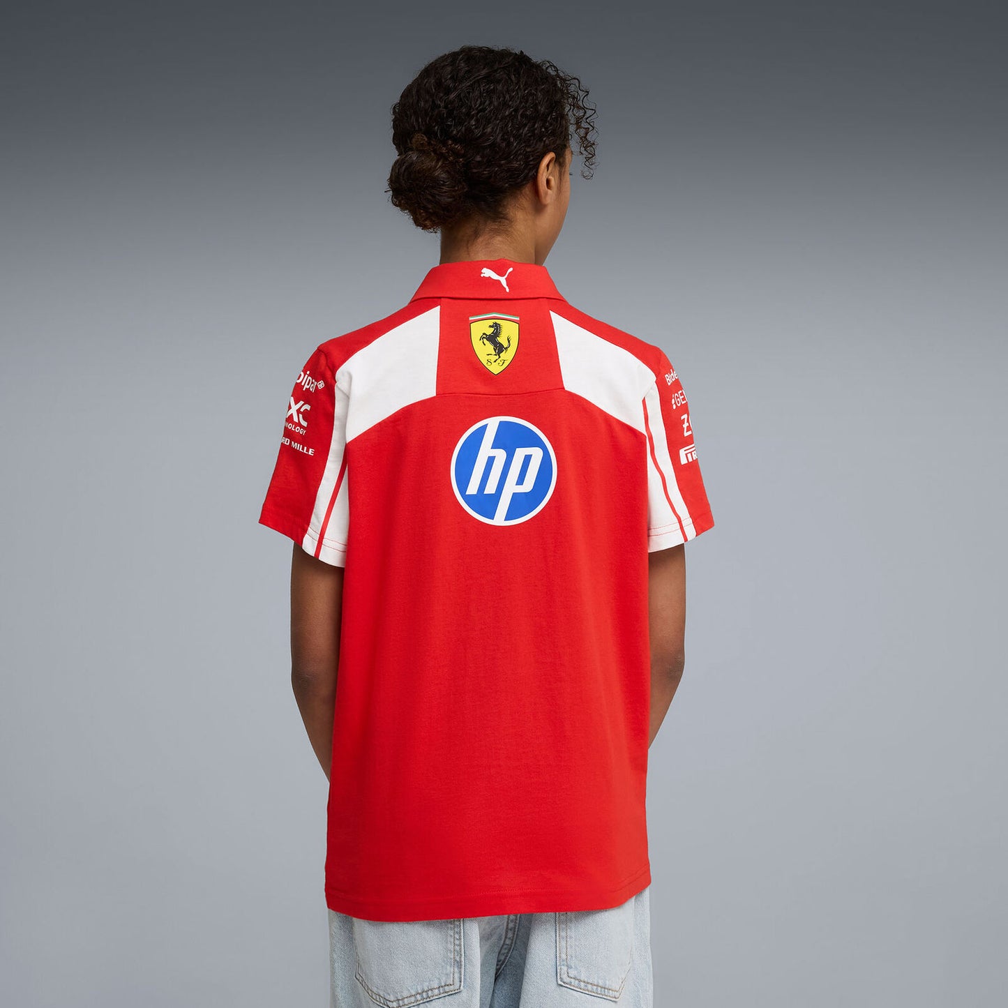 SF RP KIDs Polo - Puma red