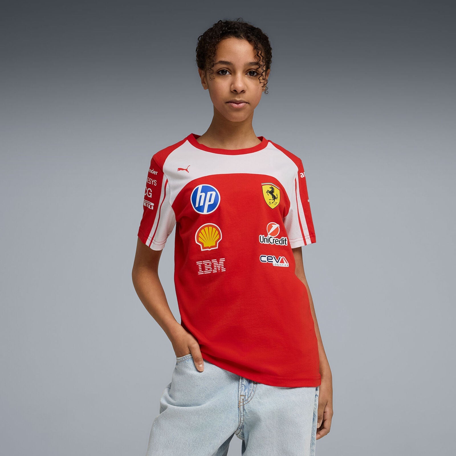 SF RP KIDs Tee - puma red