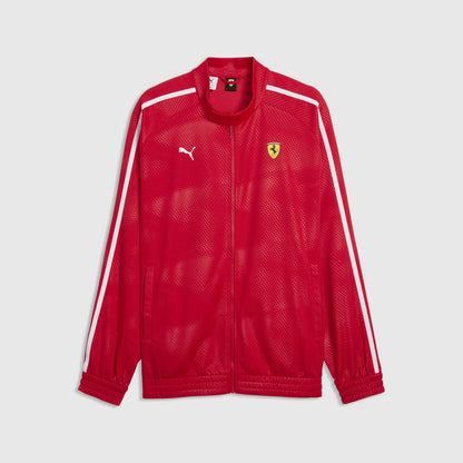 SF LS T7 OS Track Jkt - rosso corsa red