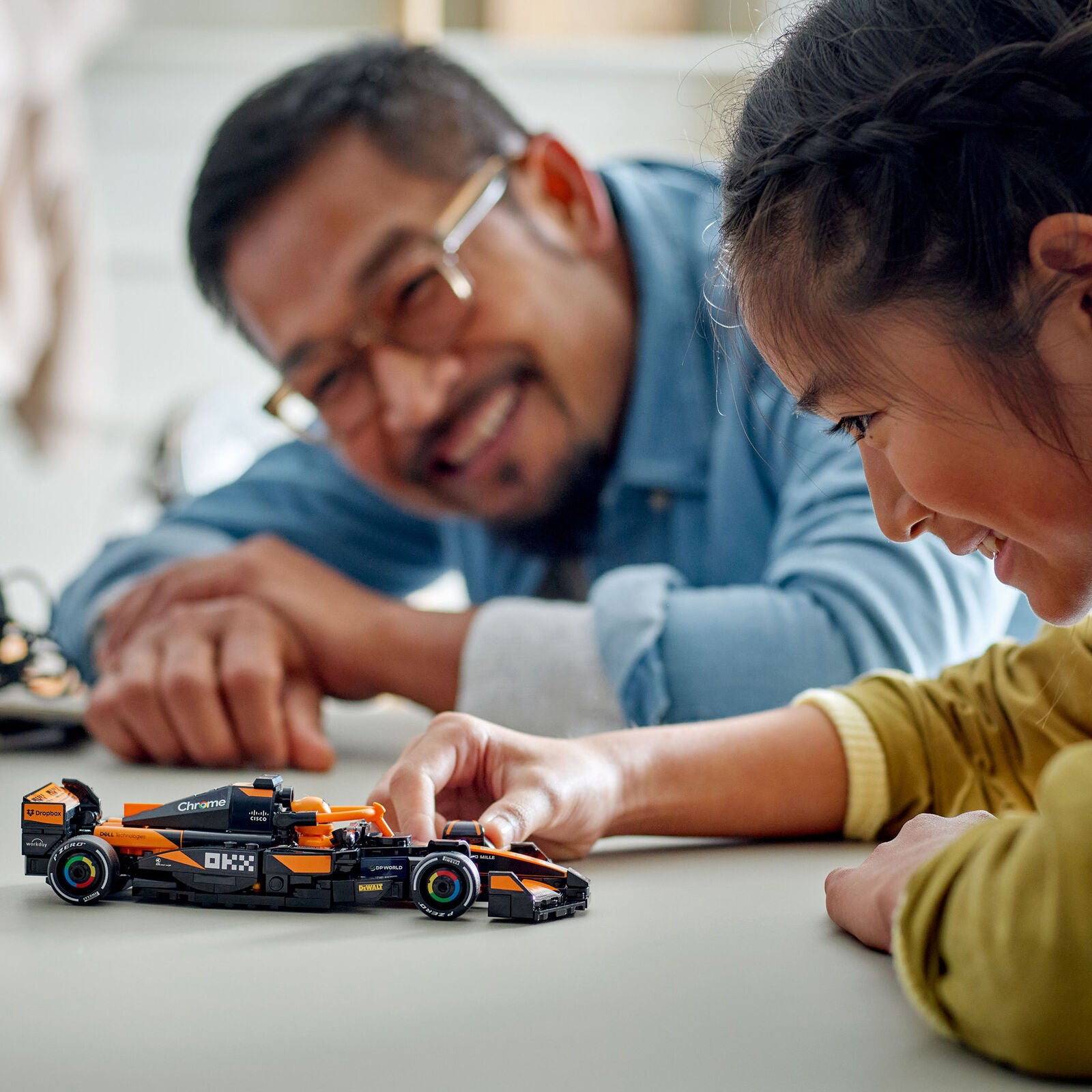 MCL SPEED CHAMPIONS LEGO SET - orange