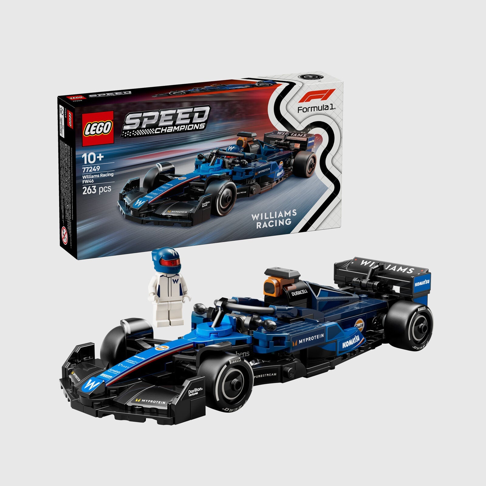 WR SPEED CHAMPIONS LEGO SET - blue