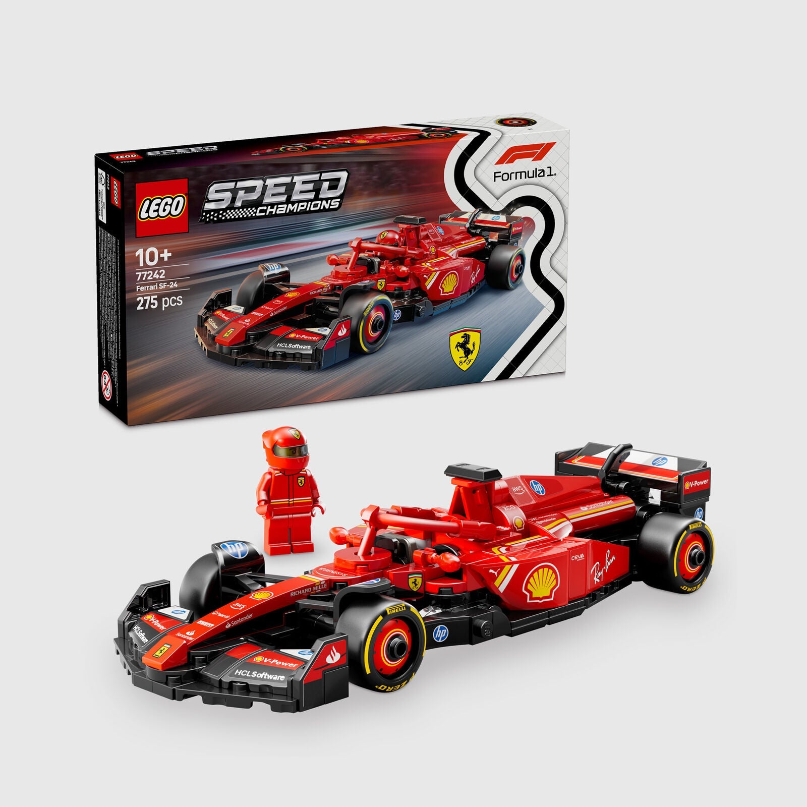 SF SPEED CHAMPIONS LEGO SET - red
