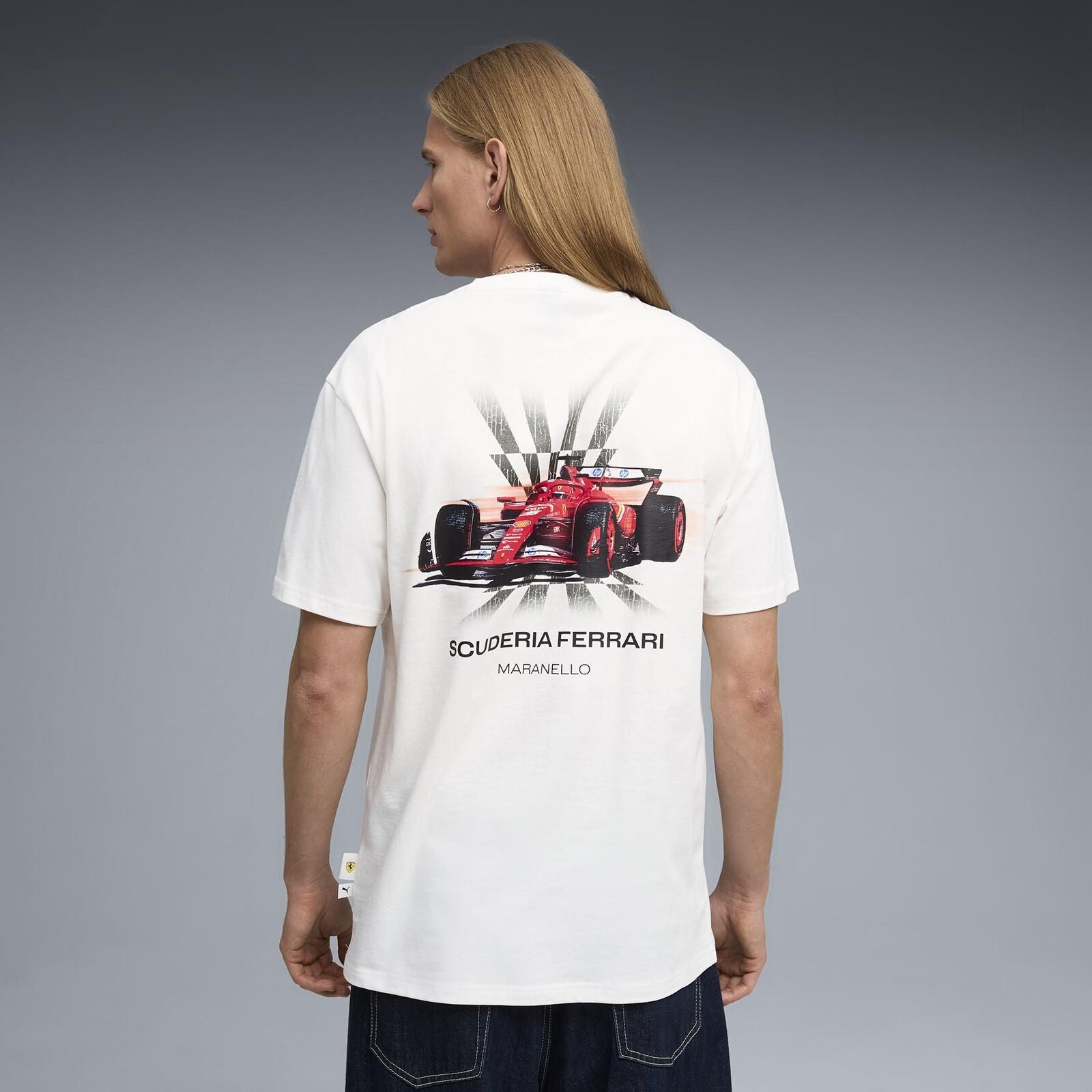 SF LS Car Graphic Tee 2 - white