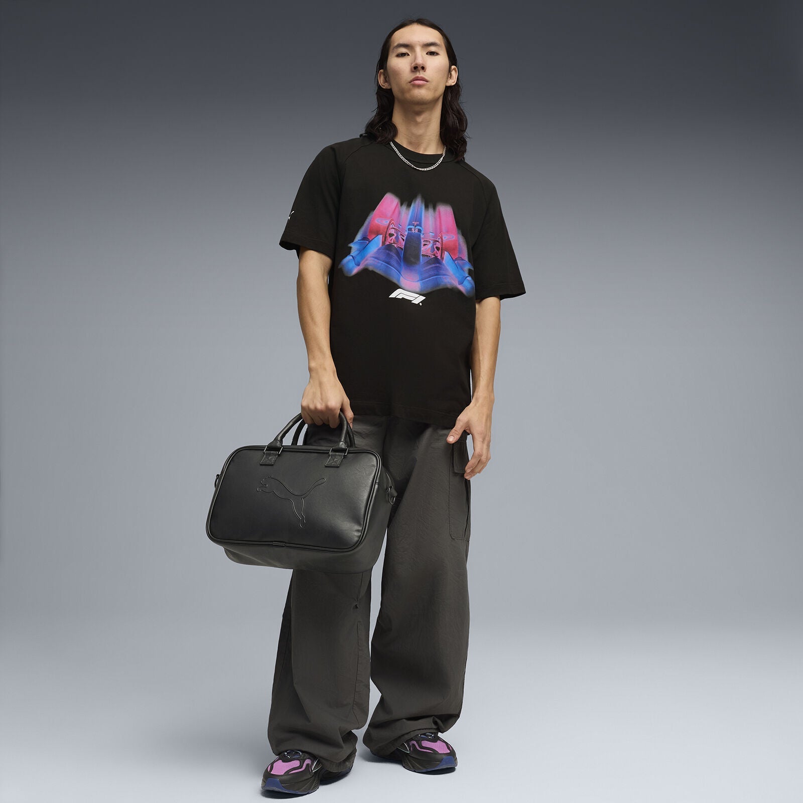 F1 LS Graphic Tee - black