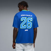 F1 LS Brazil Jersey - blue / green