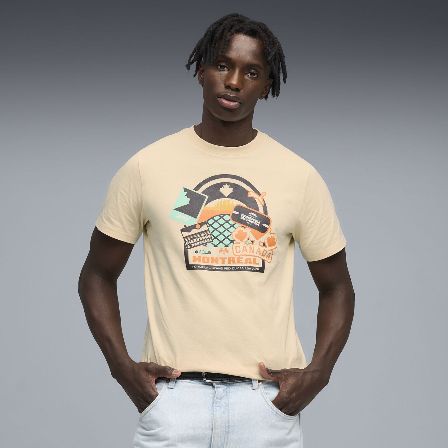 F1 FW SE Canada Tee - beige