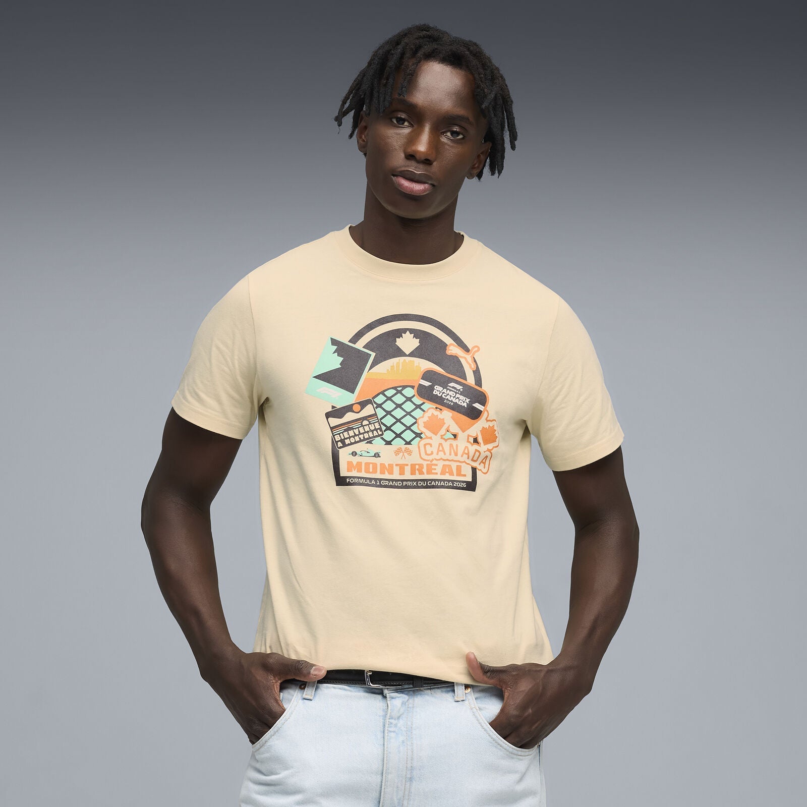 F1 FW SE Canada Tee - beige