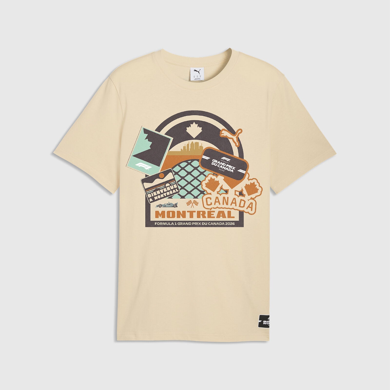 F1 FW SE Canada Tee - beige