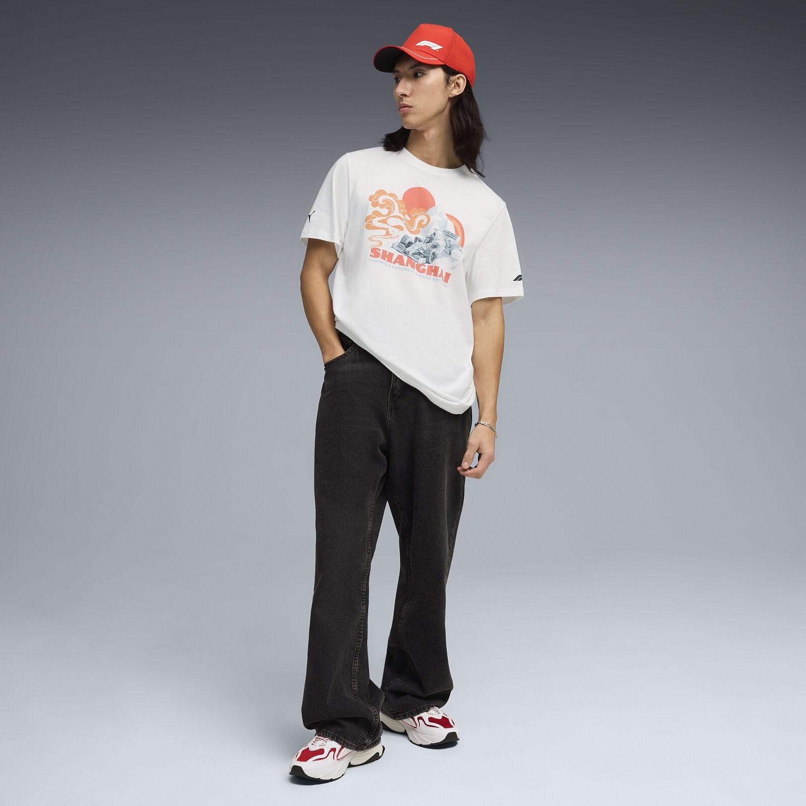 F1 FW SE China Tee - white