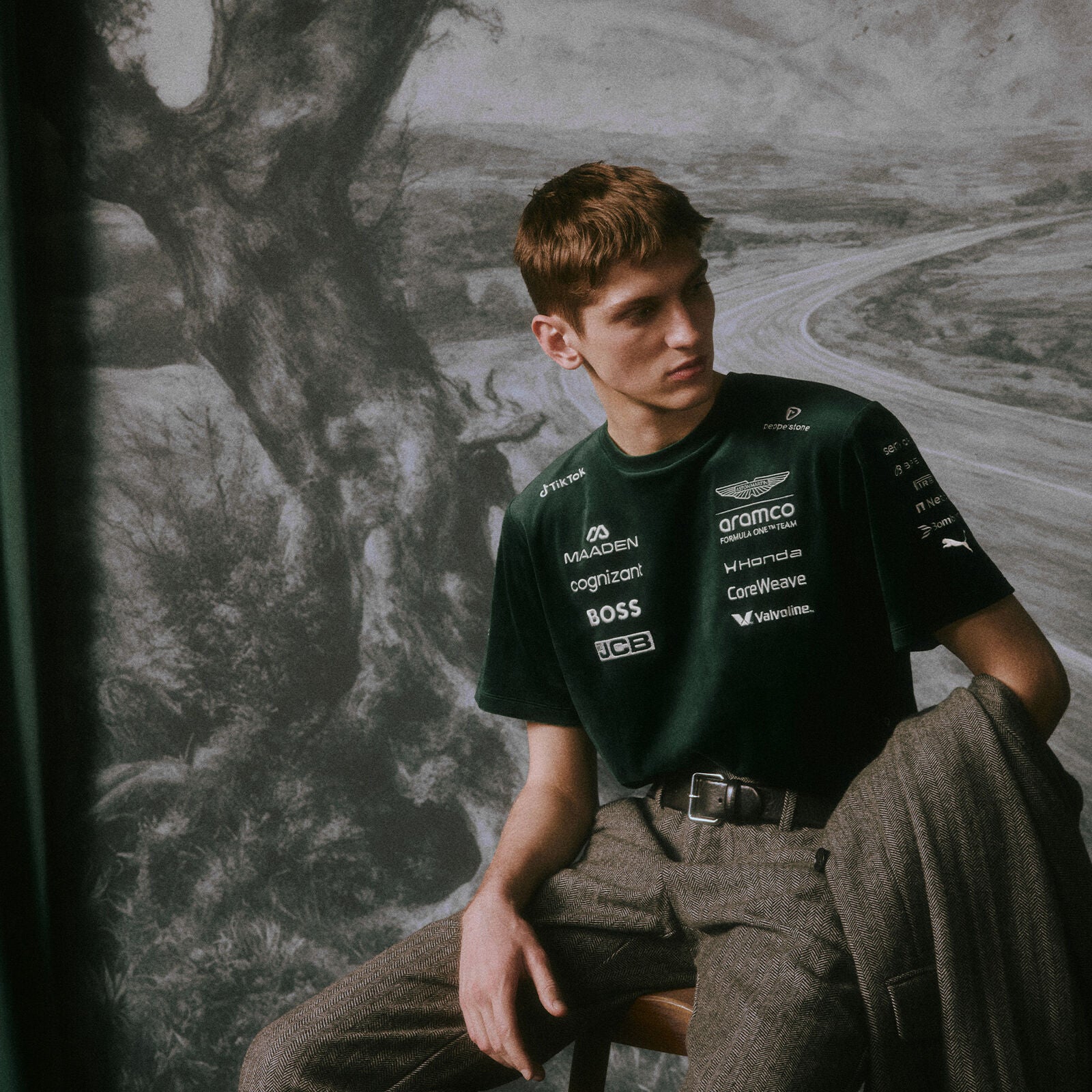 AMF1 RP SE UK Tee - green