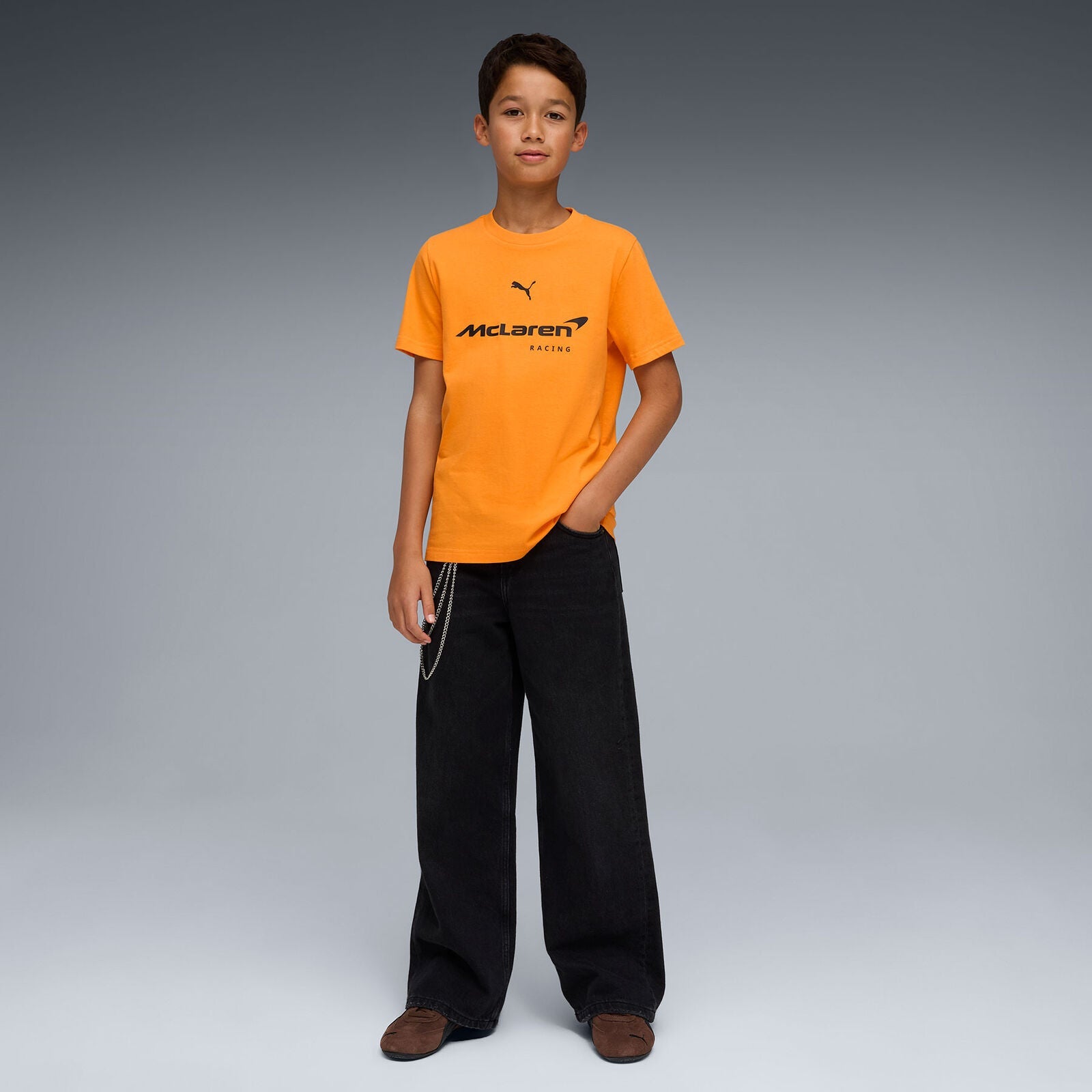 ML FW KIDs Large Logo Tee - orange