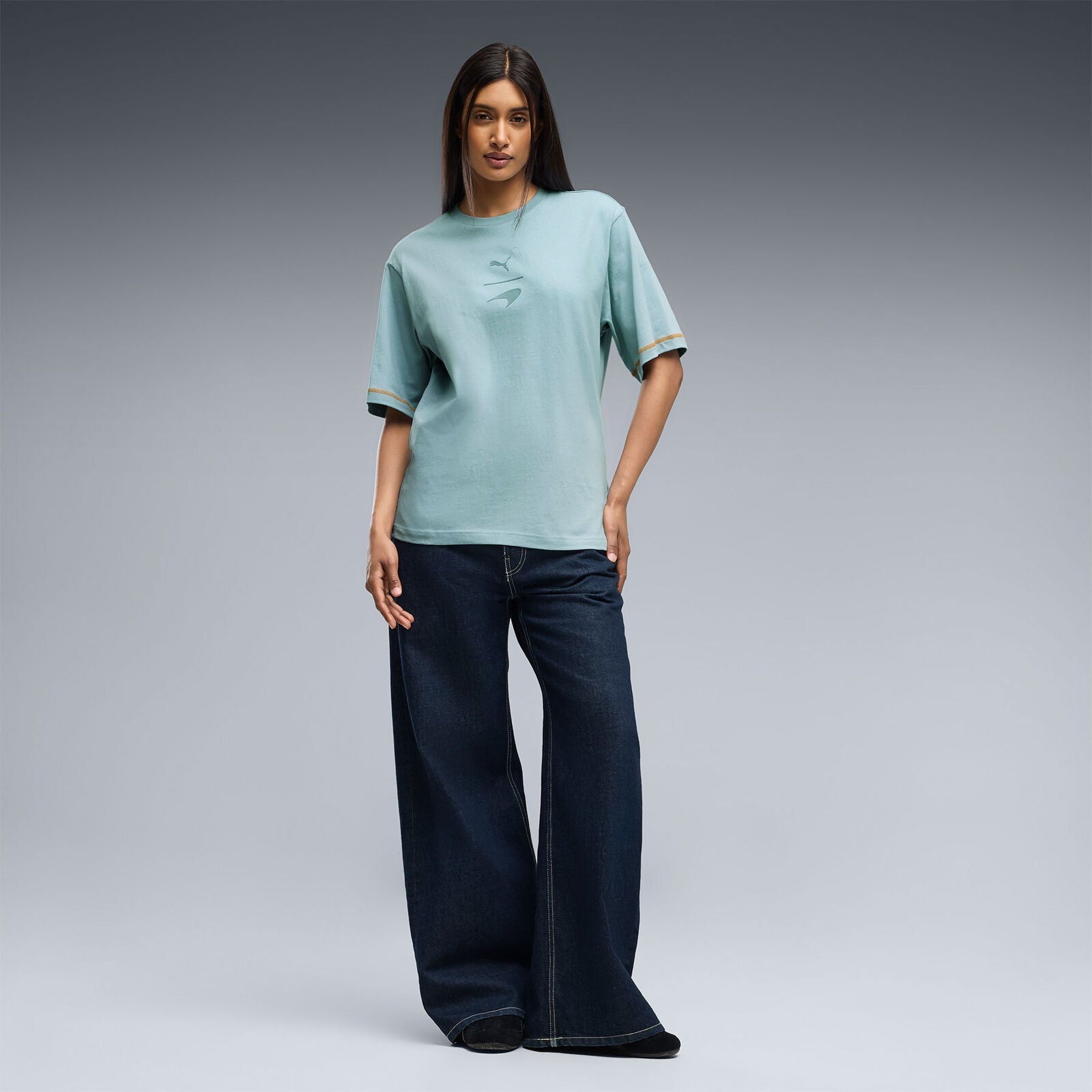 ML LS Relaxed Tee - Seafoam