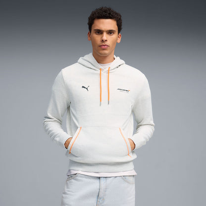 ML LS Graphic Hoodie - White Glow Heather