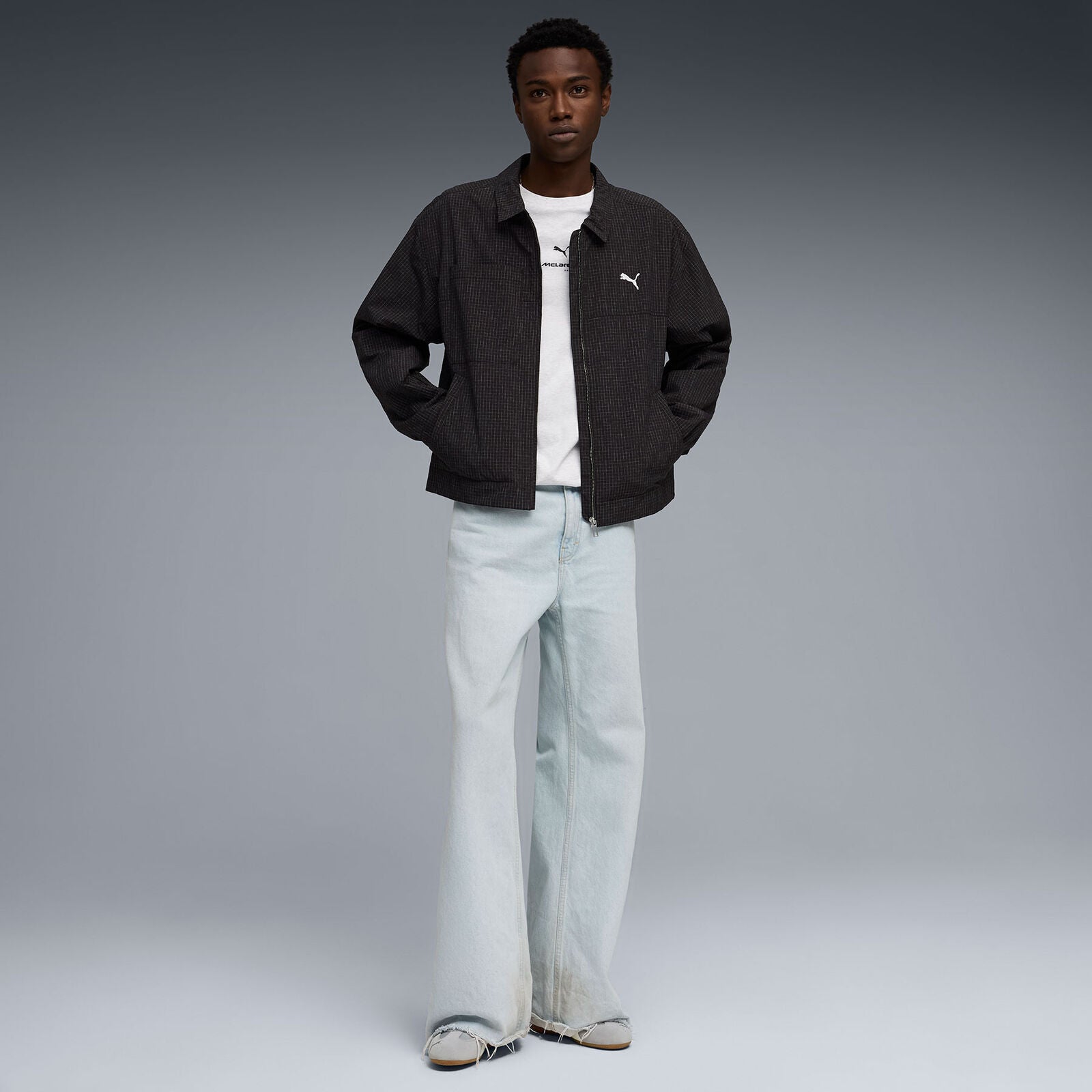 ML FW Small Logo Tee - white