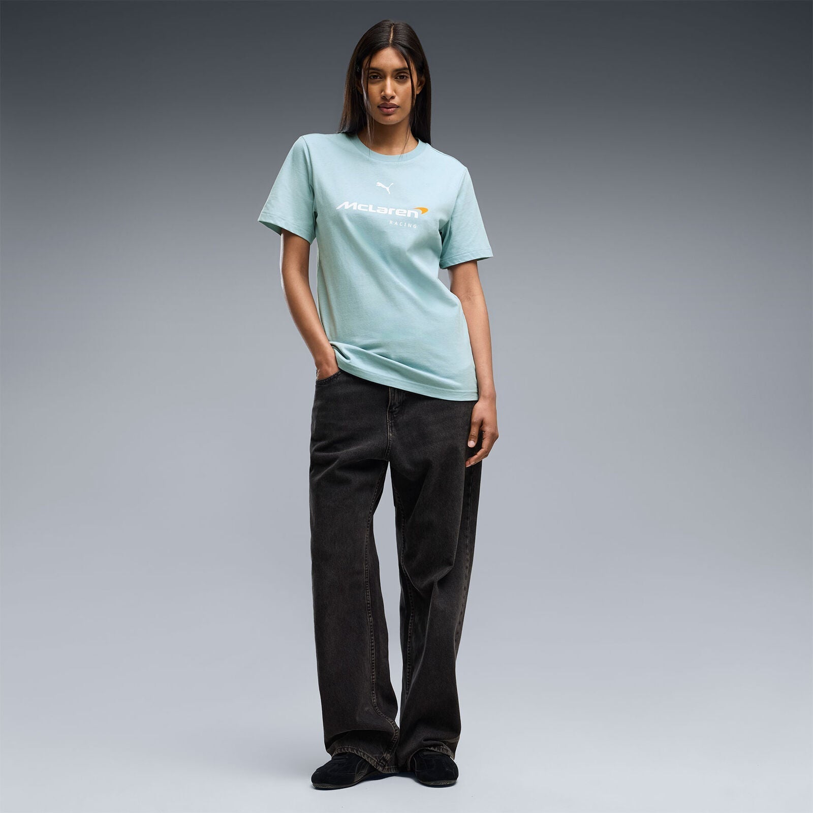 ML FW Large Logo Tee - Seafoam