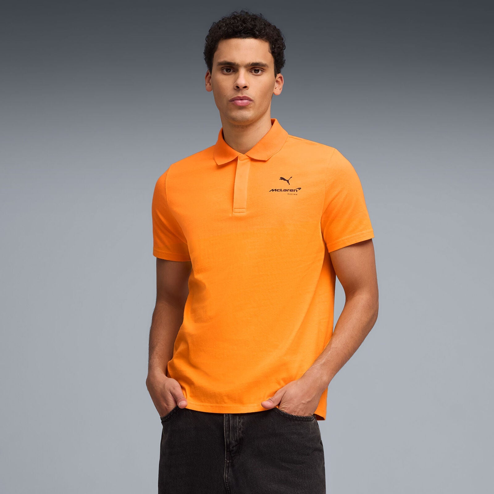 ML FW Small Logo Polo - orange