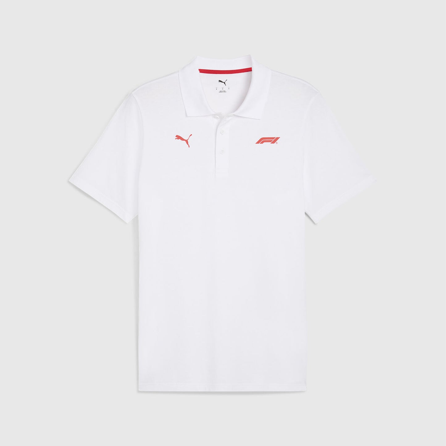 F1 FW Small Logo Polo - PUMA White