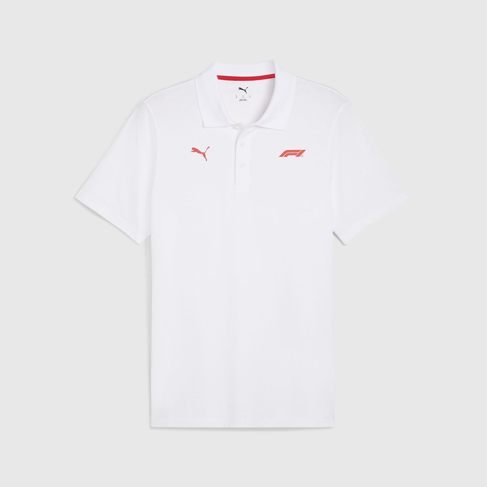 F1 FW Small Logo Polo - PUMA White