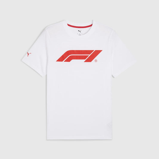 F1 FW Logo Tee - PUMA White