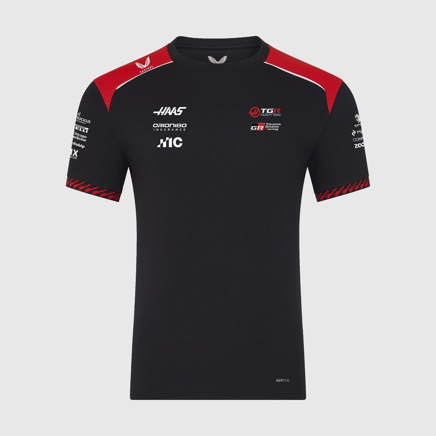 HAAS RP MENS TEAM SET UP TEE - Caviar