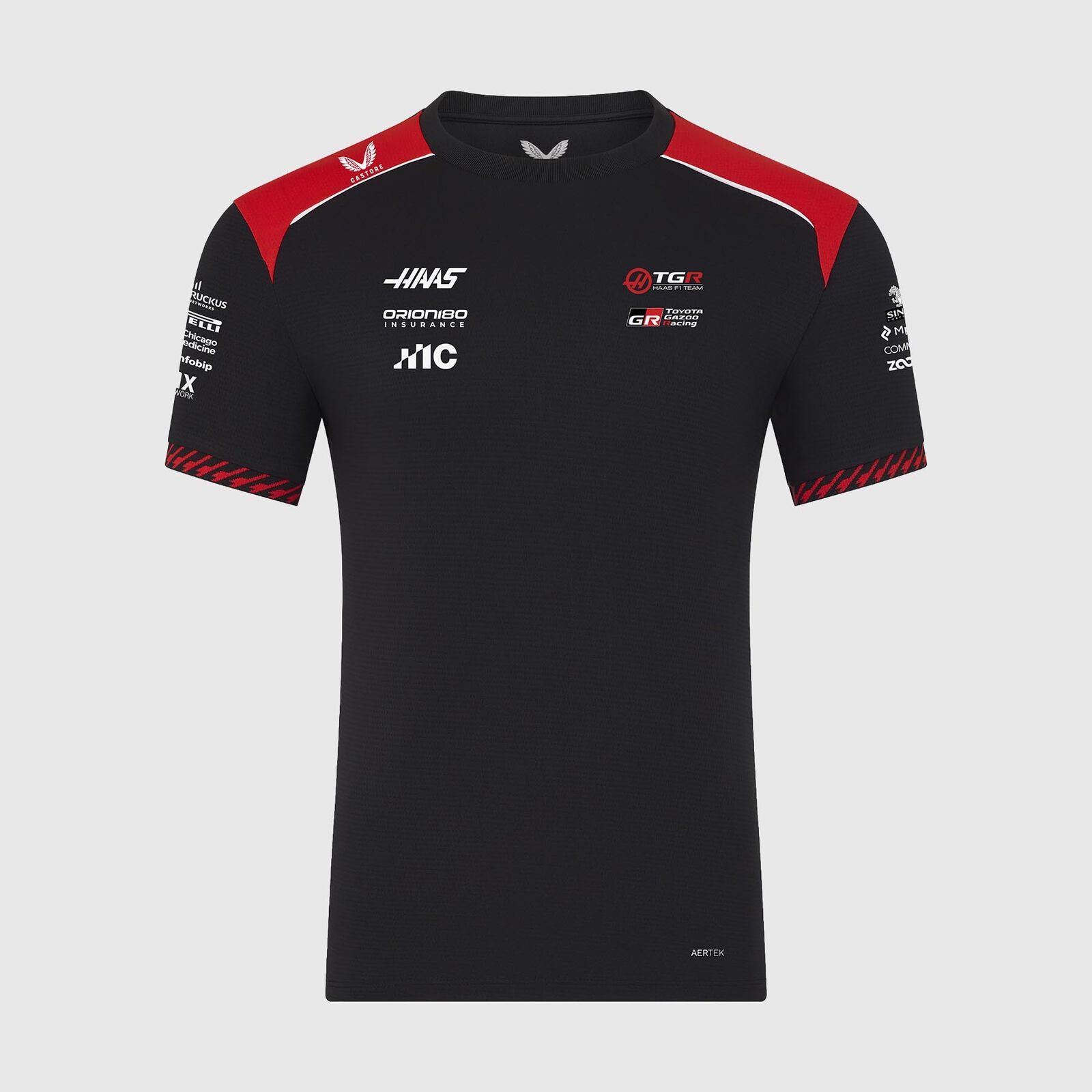 HAAS RP MENS TEAM SET UP TEE - Caviar