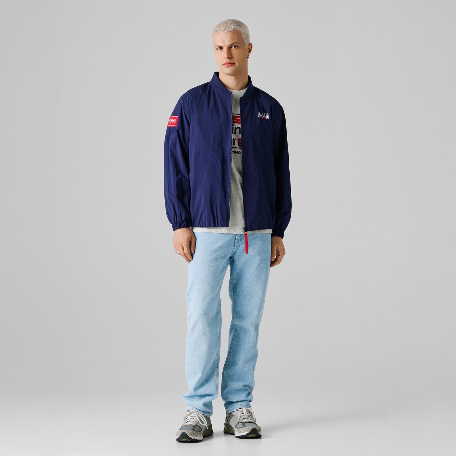 RBR FW MENS NYLON BOMBER - Navy