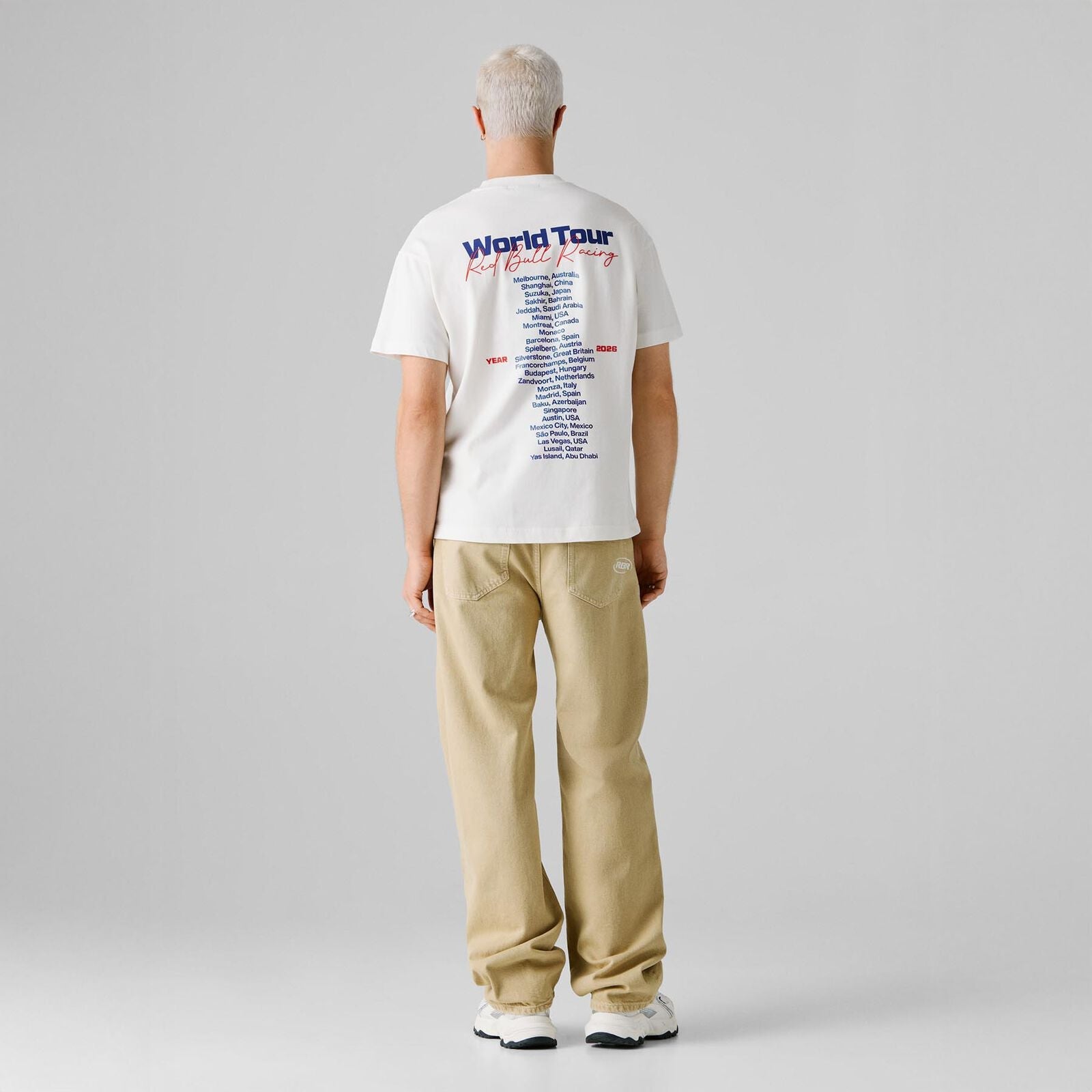 RBR FW MENS WORLD TOUR TEE - White