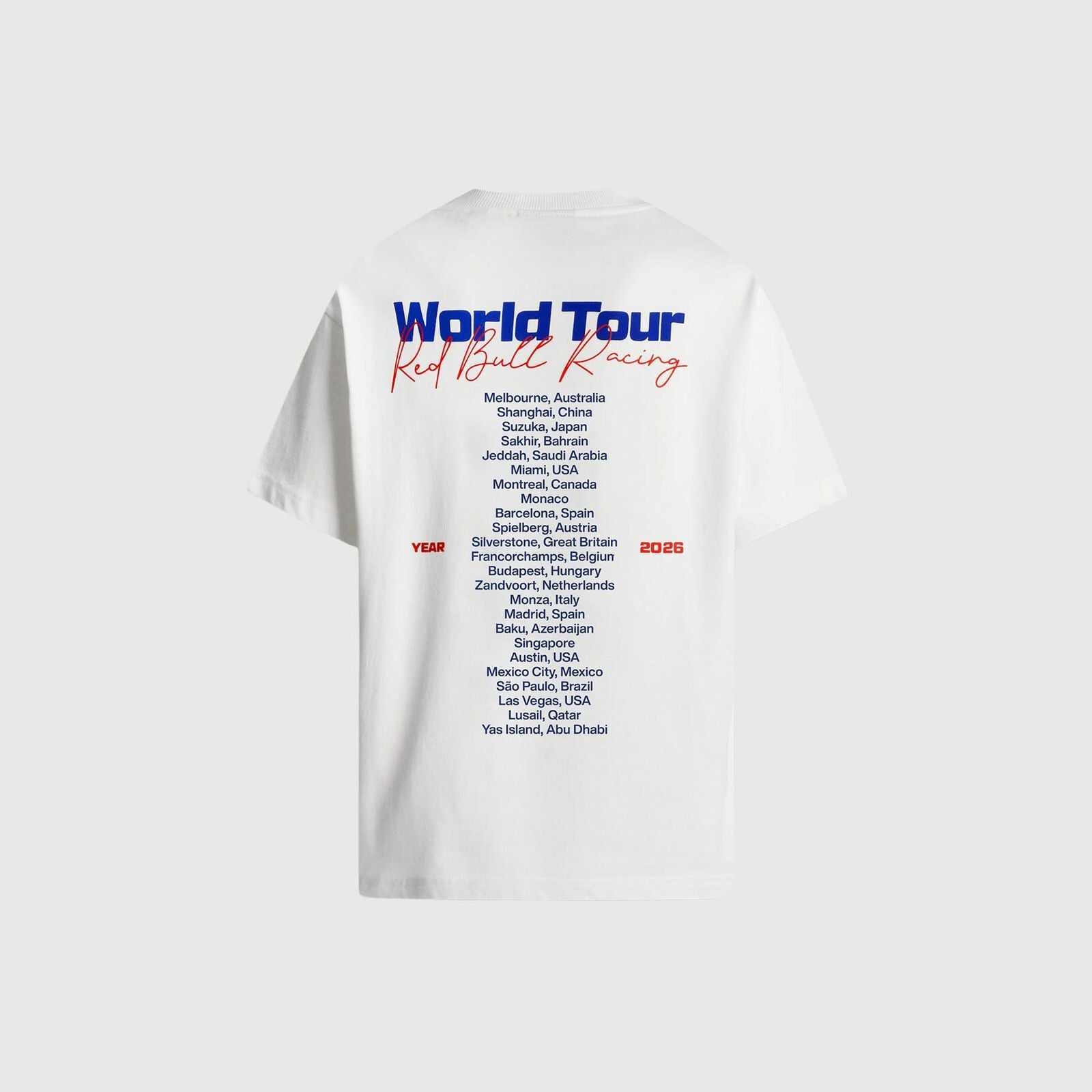 RBR FW MENS WORLD TOUR TEE - White