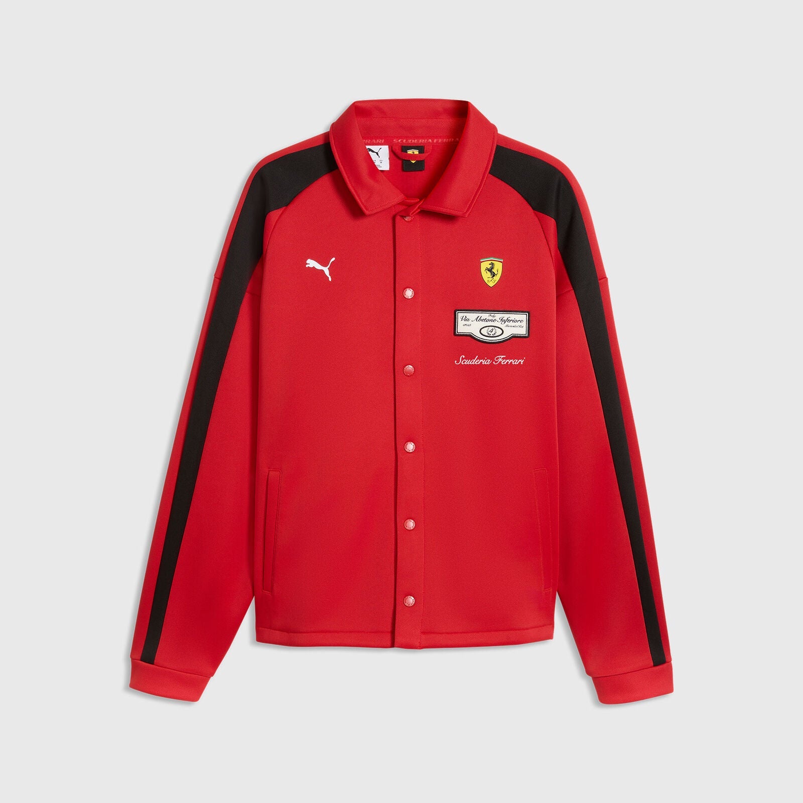 SF LS T7 Track Jkt - Rosso Corsa