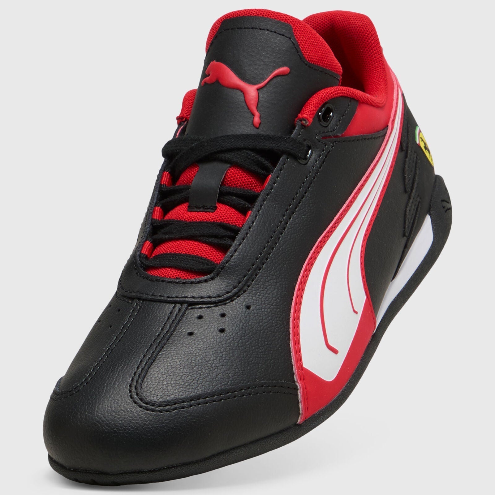 SF LS Replicatch Lthr - Puma Black-Puma White