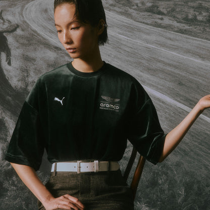 AMF1 LS OVERSIZED SE UK TEE - Green Lux
