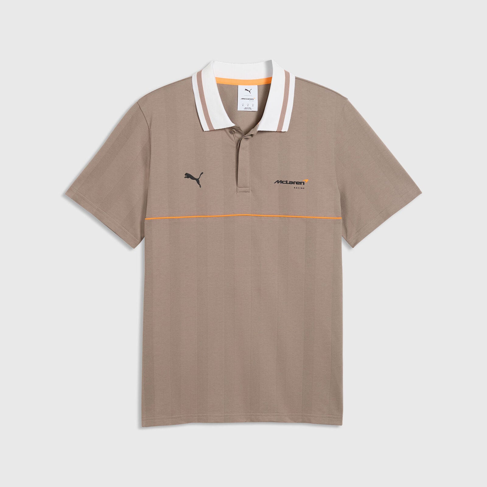 ML LS Racing Jacquard Polo - Mouse Gray