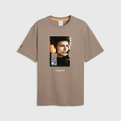 ML LS Racing Driver Tee Norris - Mouse Gray
