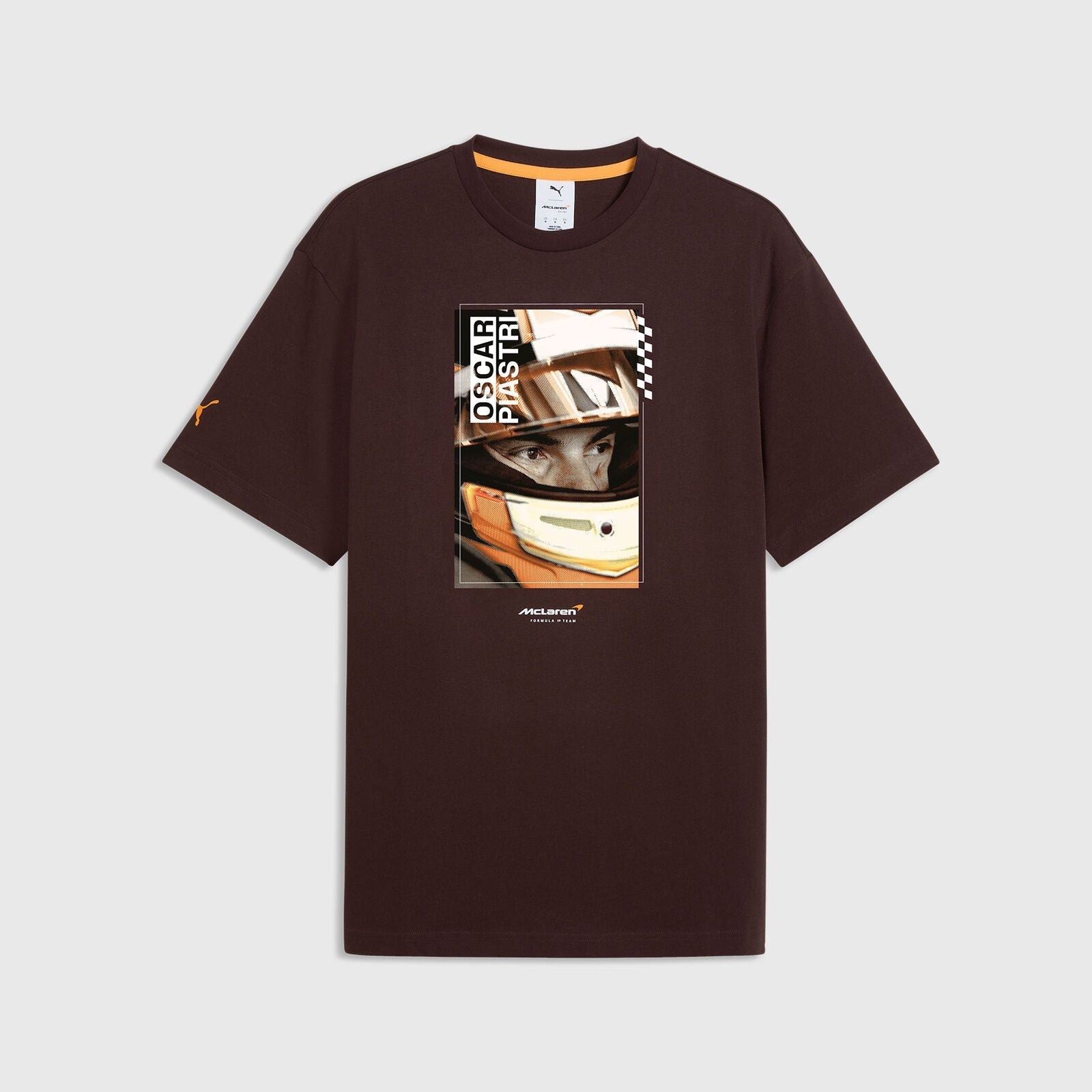 ML LS Racing Driver Tee Piastri - Chocolate Fondue