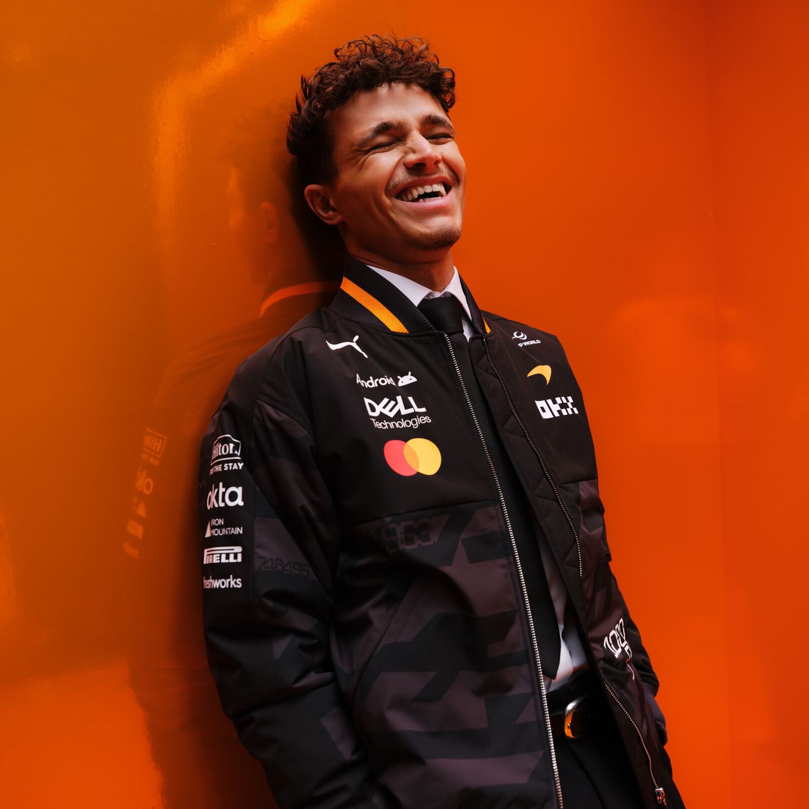 McLaren RP SE 1000th GP Bomber Jacket - Puma Black