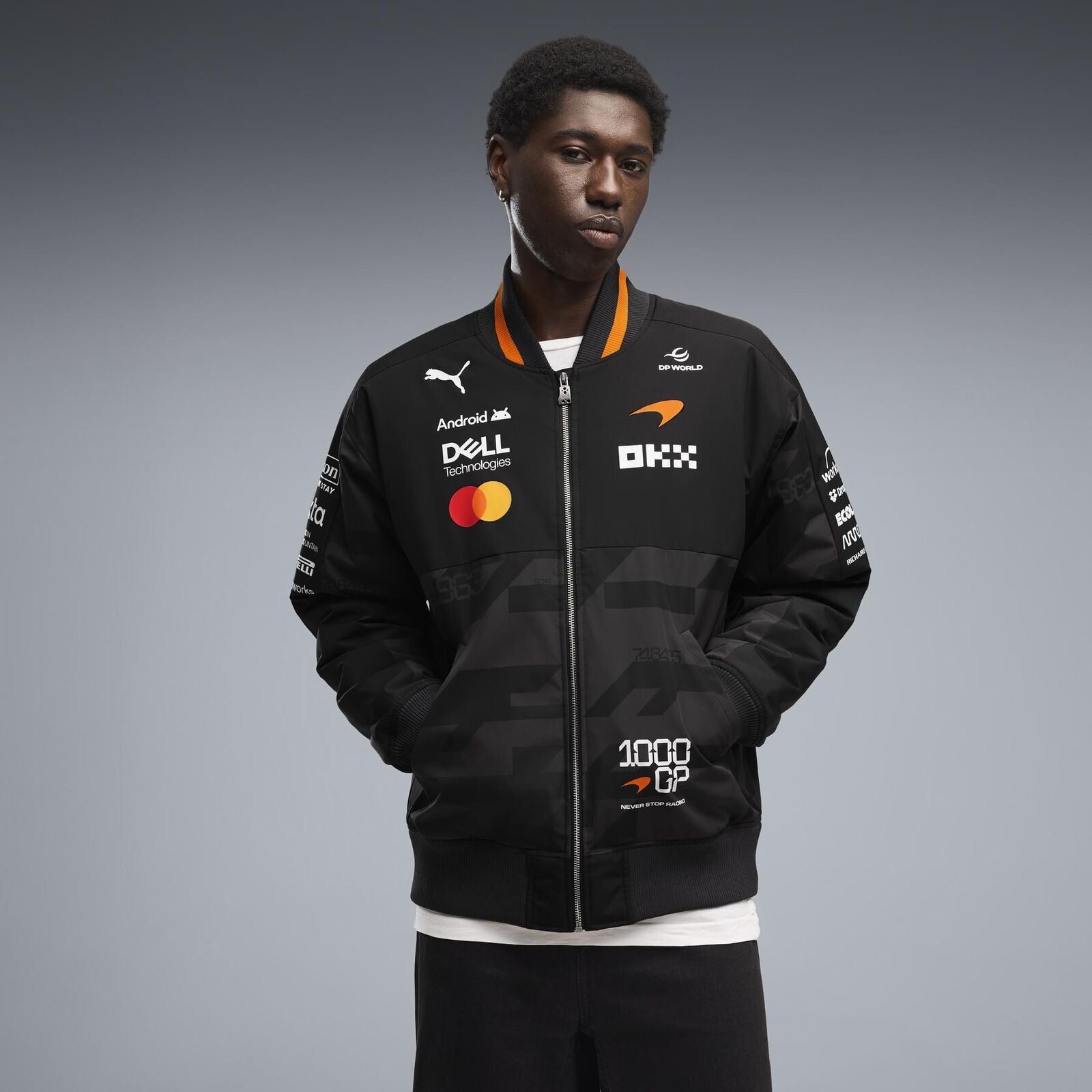 McLaren RP SE 1000th GP Bomber Jacket - Puma Black