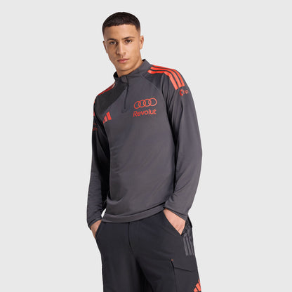 AUDI RP MENS MECHANICS QTR ZIP - Utility Black
