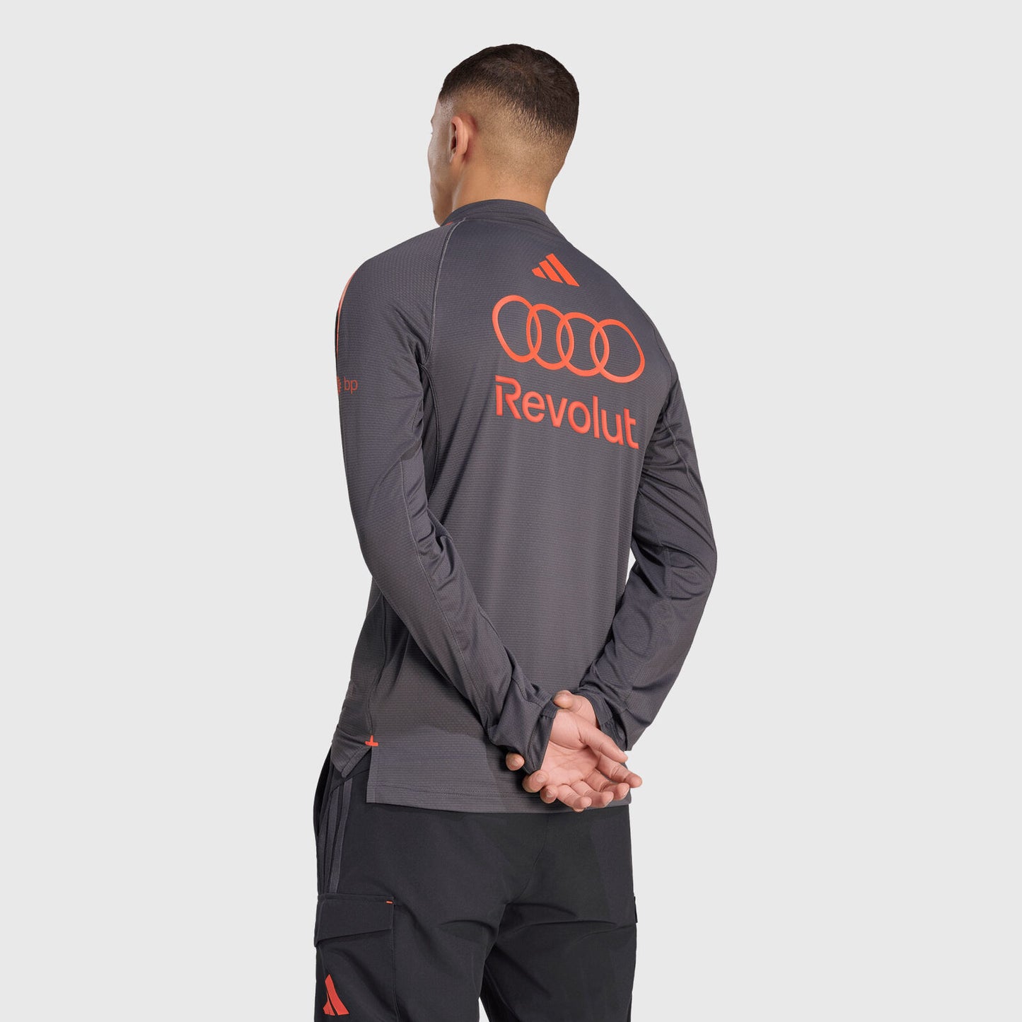 AUDI RP MENS MECHANICS QTR ZIP - Utility Black