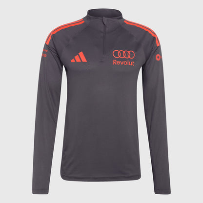 AUDI RP MENS MECHANICS QTR ZIP - Utility Black