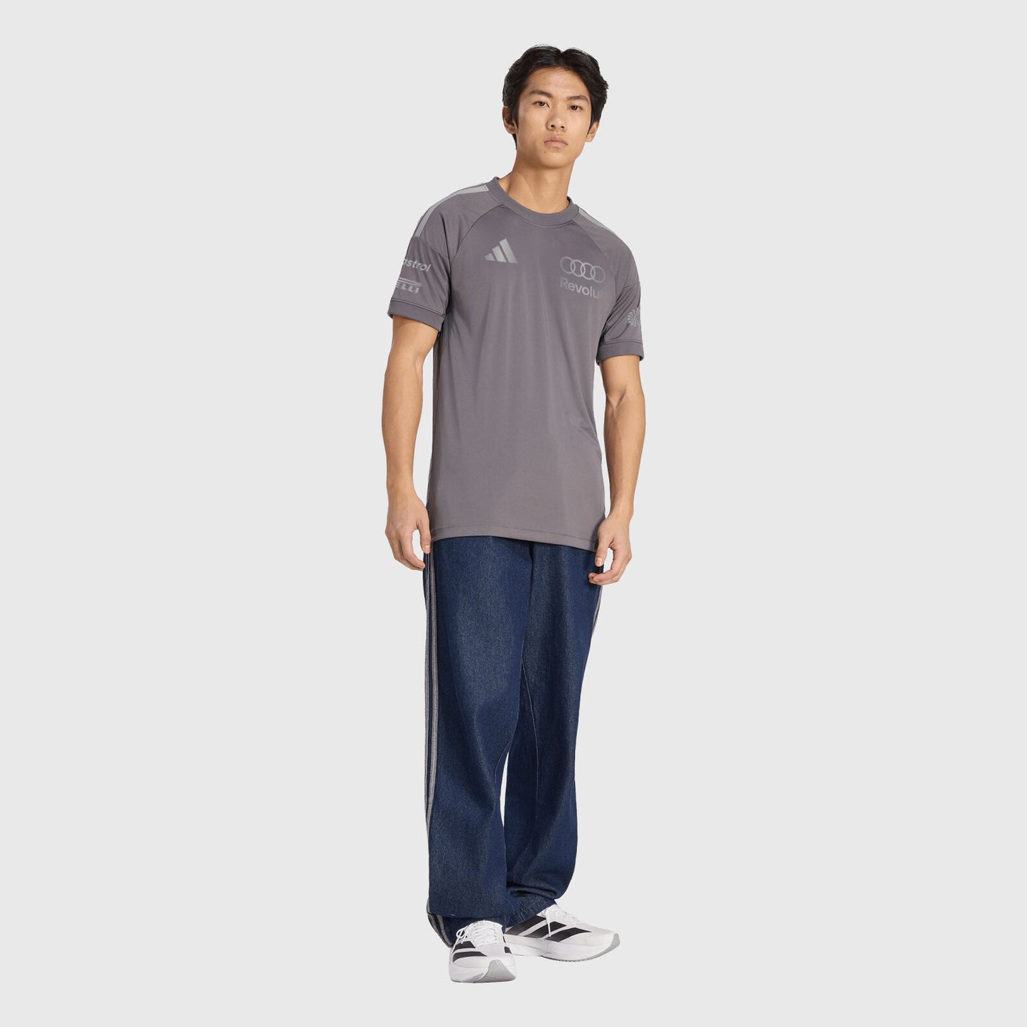 AUDI RP MENS DRIVER TEE - Grey Strata