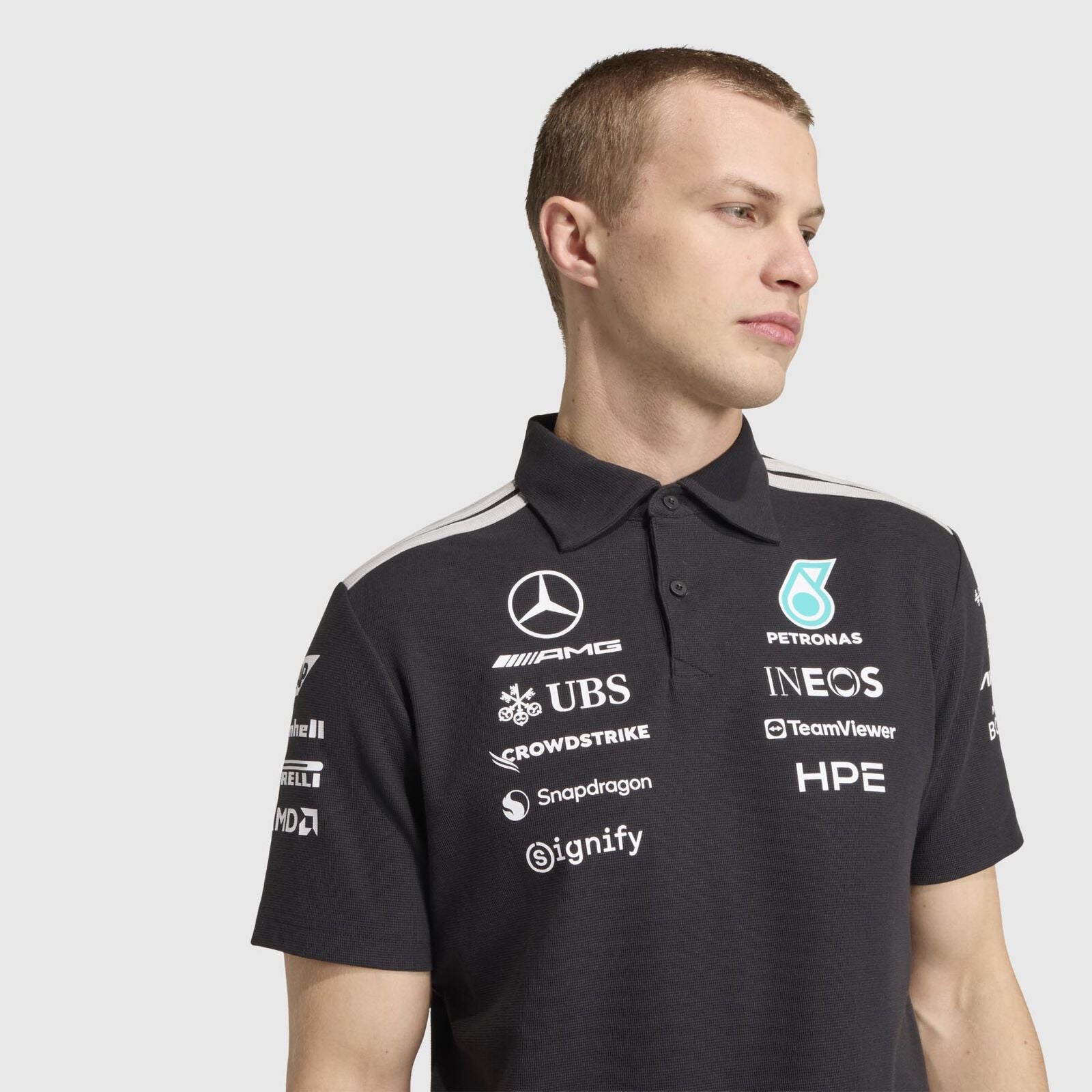 MAPF1 RP MENS ENGINEERS POLO - Black