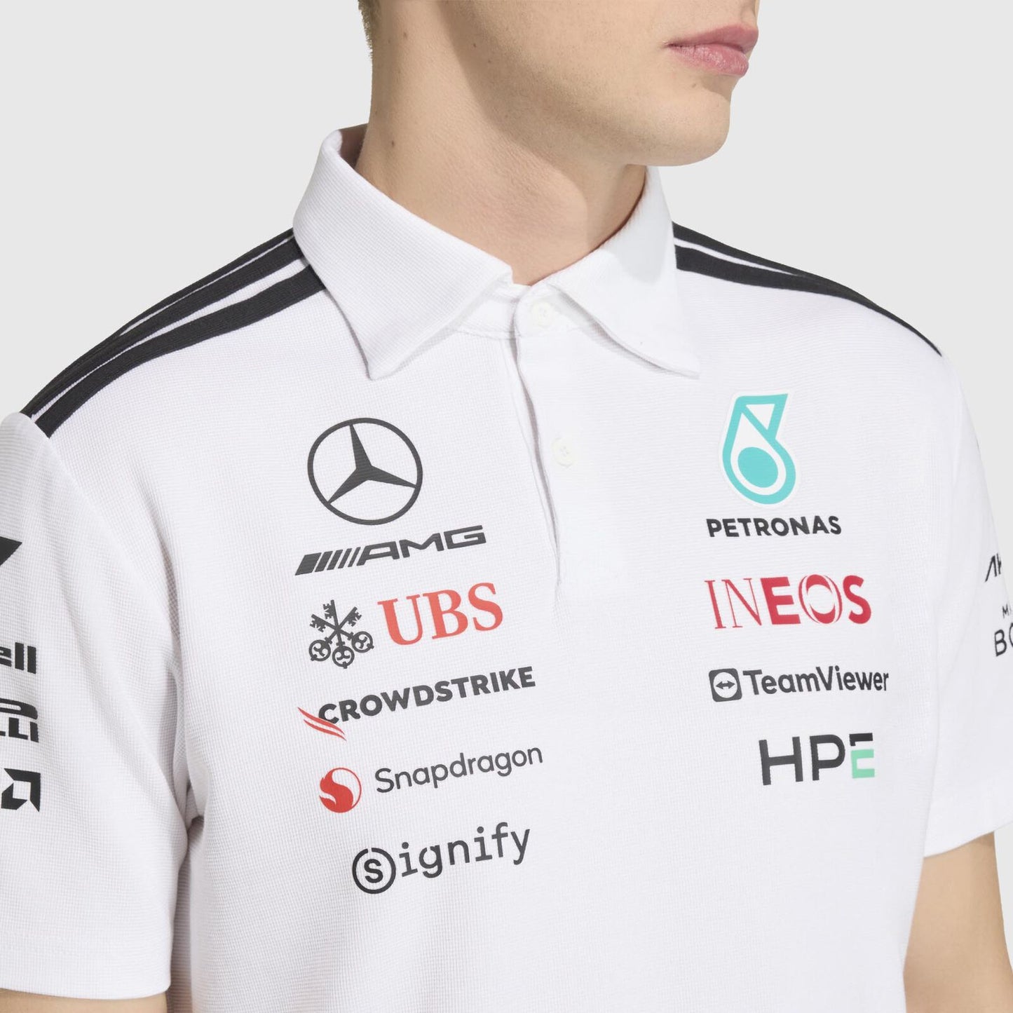 MAPF1 RP MENS ENGINEERS POLO - White