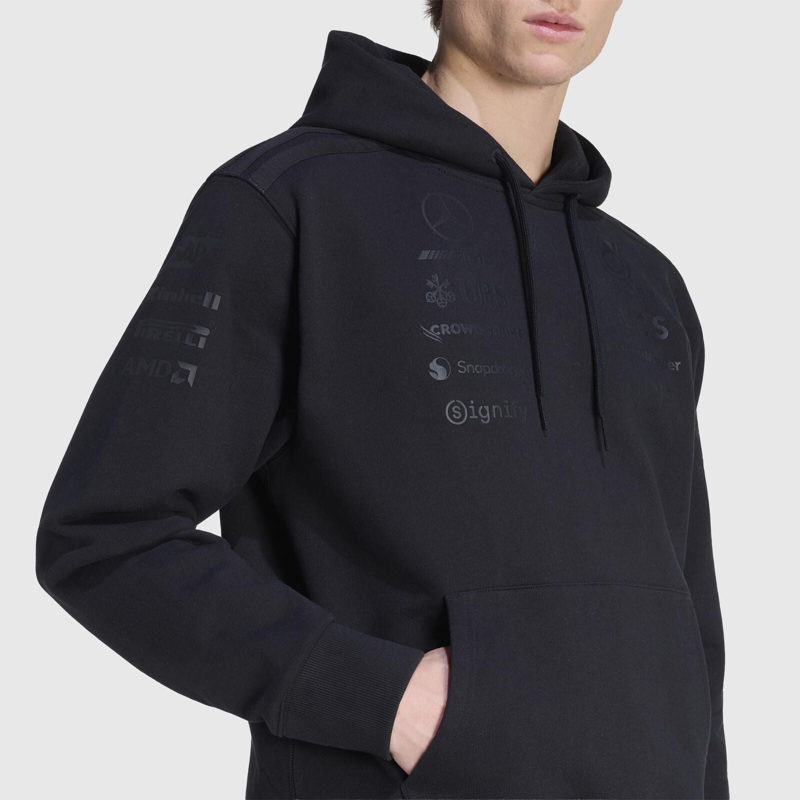 MAPF1 RP MENS NIGHT HOODIE - Black
