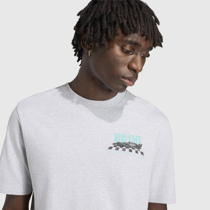 MAPF1 FW MENS CAR GRAPHIC TEE - Light Grey Heather