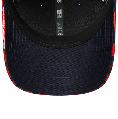 RBR FW VISOR PRINT 9FORTY CAP - Navy